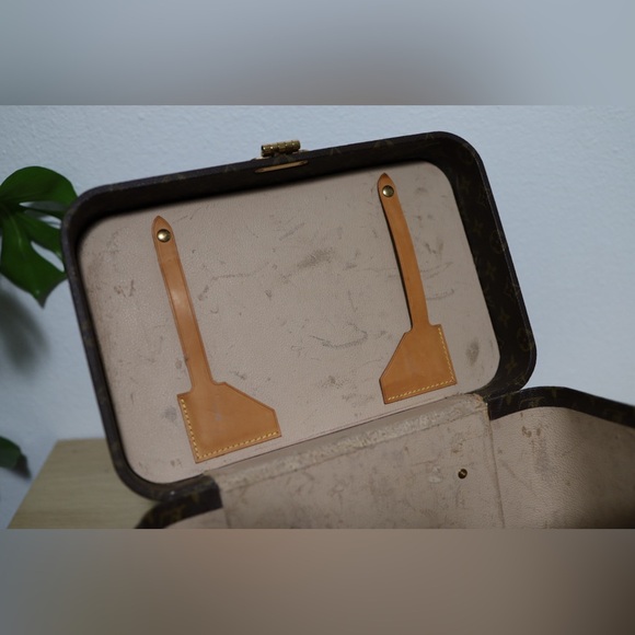 Louis Vuitton Beauty Cosmetic MakeUp Mono Hard Train Trunk Case Shoulder Bag Box - Picture 7 of 13